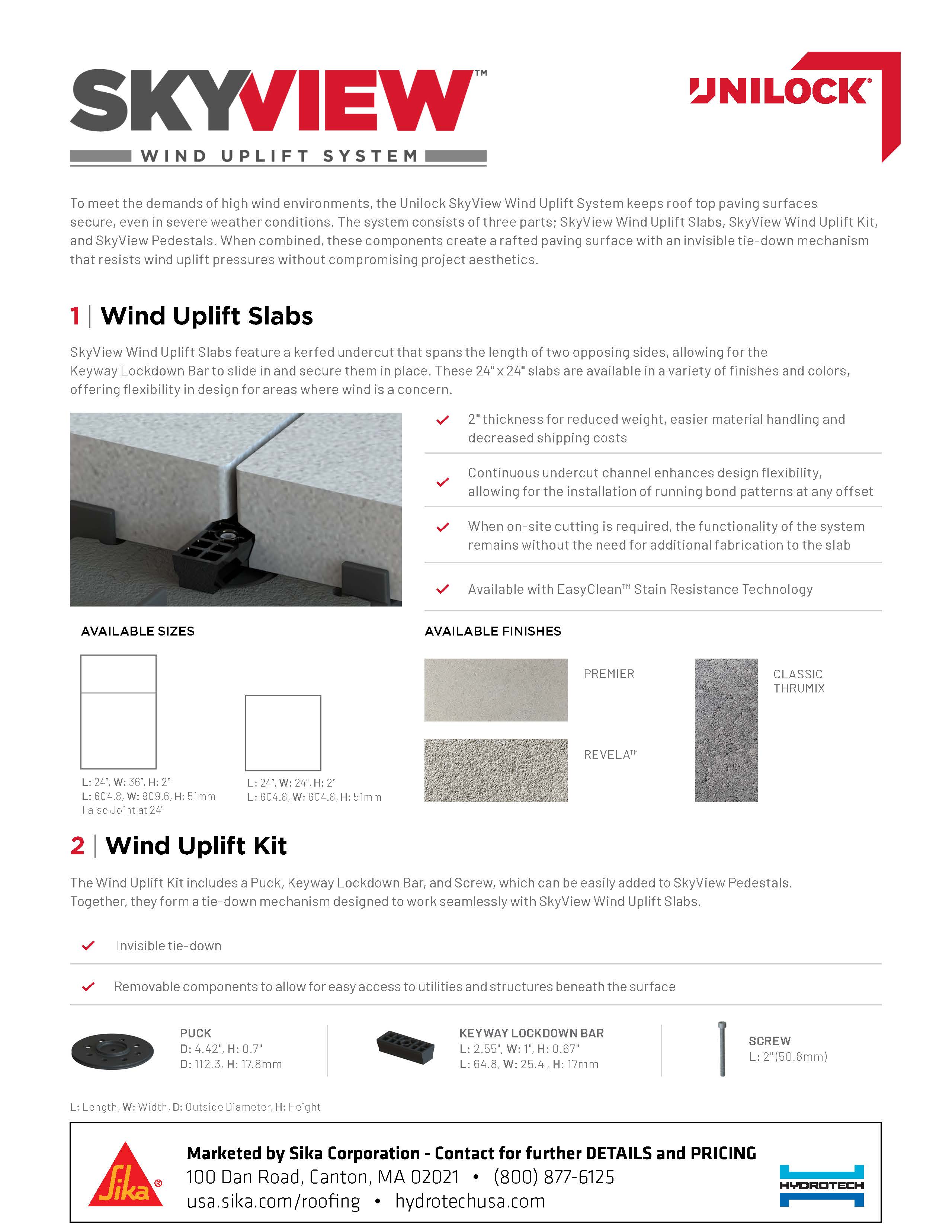 Unilock Wind Uplift System