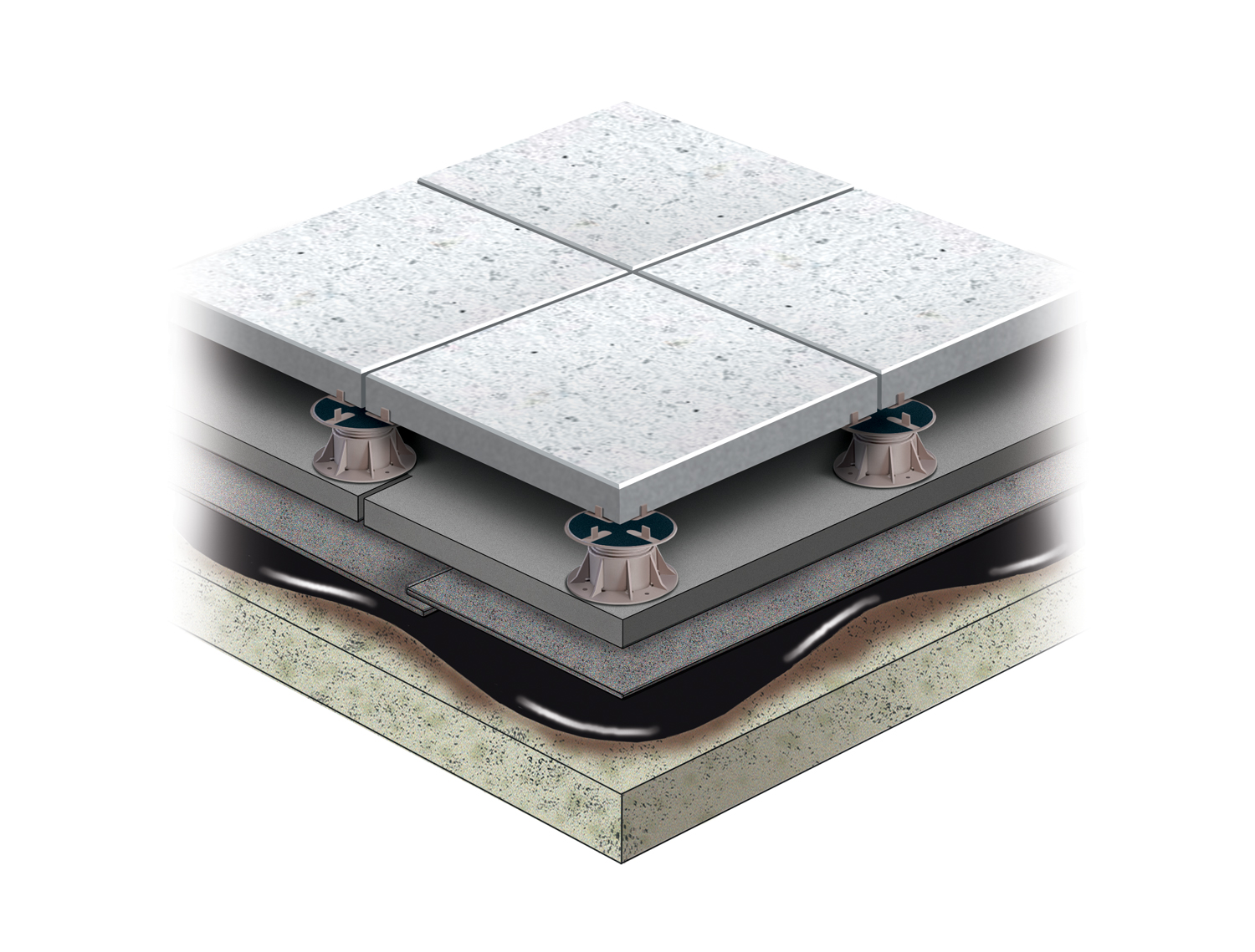 Pavers on Pedestals