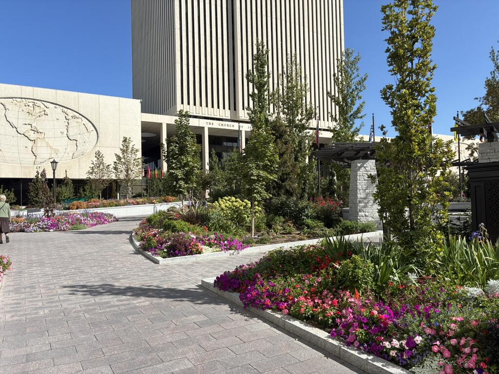 Vegetative plaza