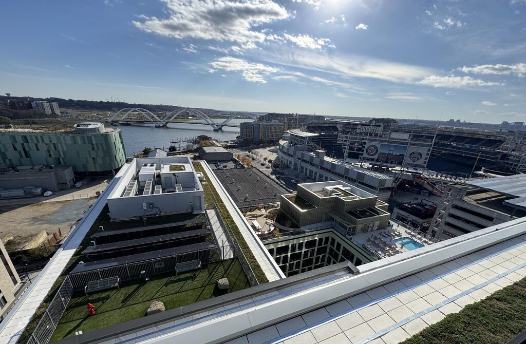 Vegetative roof and amenity deck